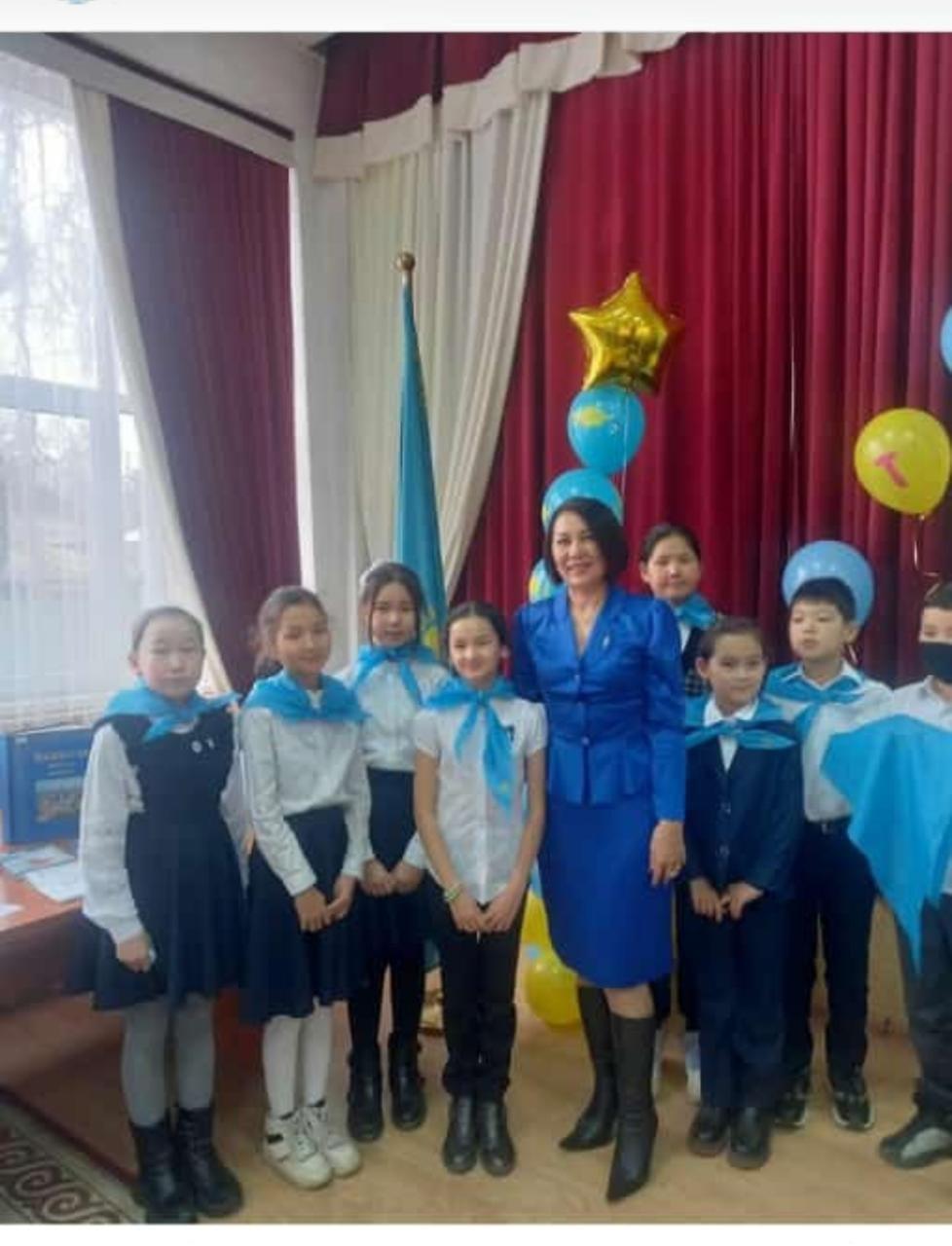 ТОРЖЕСТВЕННЫЙ ПРИЁМ В РЯДЫ «ЖАС ҰЛАН» И «ЖАС ҚЫРАН».