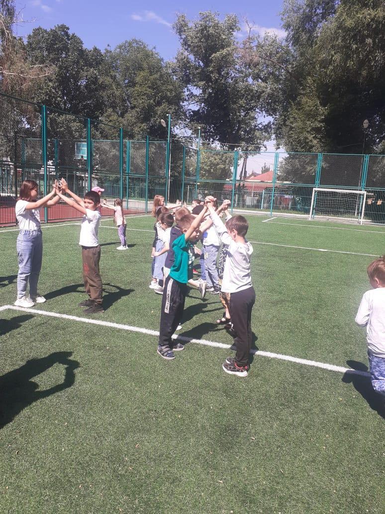 Весёлые старты в лагере "Солнышко"