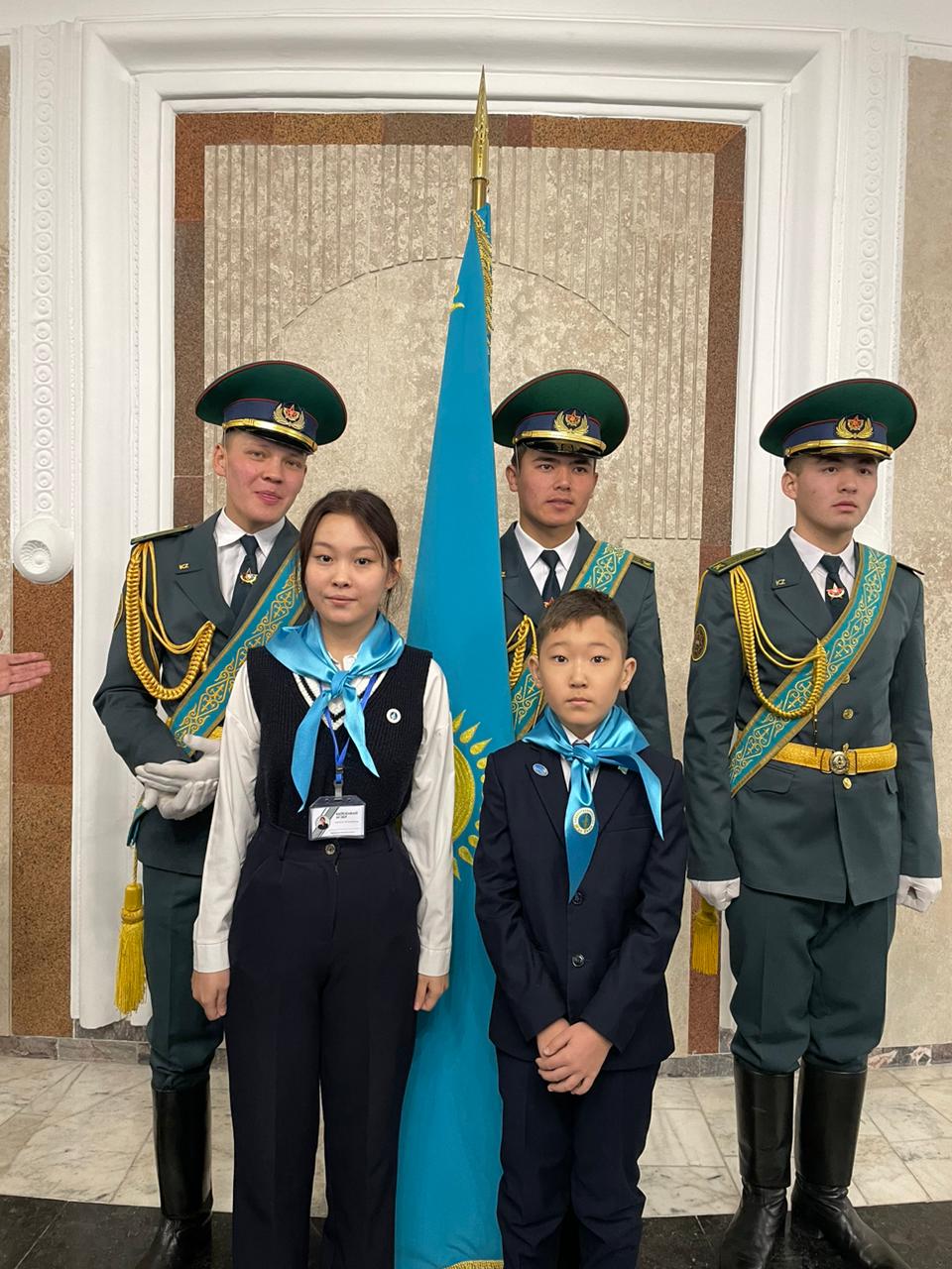 Алматы қаласы “Жас Ұлан”балалар мен жасөспірімдер ұйымына қабылдау салтанаты.